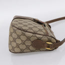 GUCCI GG Supreme Web Sherry Line Bag PVC Beige Gold 89 02 032 Auth hk4068-5