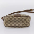 GUCCI GG Supreme Web Sherry Line Bag PVC Beige Gold 89 02 032 Auth hk4068-9