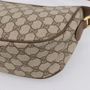 GUCCI GG Supreme Web Sherry Line Bag PVC Beige Gold 89 02 032 Auth hk4069-15