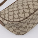 GUCCI GG Supreme Web Sherry Line Bag PVC Beige Gold 89 02 032 Auth hk4069-16
