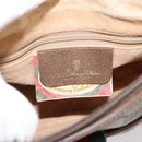 GUCCI GG Supreme Web Sherry Line Bag PVC Beige Gold 89 02 032 Auth hk4069-17