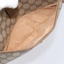 GUCCI GG Supreme Web Sherry Line Bag PVC Beige Gold 89 02 032 Auth hk4069-22