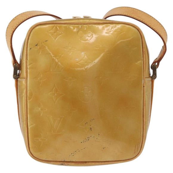 LOUIS VUITTON Monogram Vernis Wooster Shoulder Bag Gris M91036 LV Auth hk4071