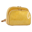 LOUIS VUITTON Monogram Vernis Marley Backpack Yellow M91040 LV Auth hk4072-1