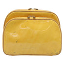 LOUIS VUITTON Monogram Vernis Marley Backpack Yellow M91040 LV Auth hk4072-13