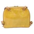 LOUIS VUITTON Monogram Vernis Marley Backpack Yellow M91040 LV Auth hk4072-2