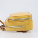 LOUIS VUITTON Monogram Vernis Marley Backpack Yellow M91040 LV Auth hk4072-4