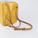LOUIS VUITTON Monogram Vernis Marley Backpack Yellow M91040 LV Auth hk4072-7