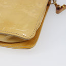 LOUIS VUITTON Monogram Vernis Lexington Accessory Pouch Beige M91010 Auth hk4073-16