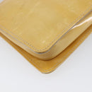LOUIS VUITTON Monogram Vernis Lexington Accessory Pouch Beige M91010 Auth hk4073-17