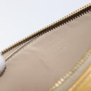 LOUIS VUITTON Monogram Vernis Lexington Accessory Pouch Beige M91010 Auth hk4073-20