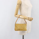 LOUIS VUITTON Monogram Vernis Lexington Accessory Pouch Beige M91010 Auth hk4073-23