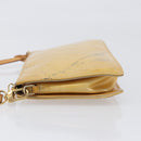 LOUIS VUITTON Monogram Vernis Lexington Accessory Pouch Beige M91010 Auth hk4073-4