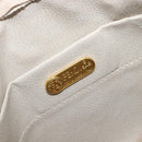 FENDI Chain Shoulder Bag Canvas Pink Gold Auth hk4075-19