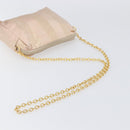 FENDI Chain Shoulder Bag Canvas Pink Gold Auth hk4075-7