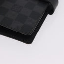 LOUIS VUITTON Damier Graphite Agenda MM Day Planner Cover R20242 LV Auth hk4077-15