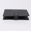 LOUIS VUITTON Damier Graphite Agenda MM Day Planner Cover R20242 LV Auth hk4077-3