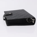 LOUIS VUITTON Damier Graphite Agenda MM Day Planner Cover R20242 LV Auth hk4077-5