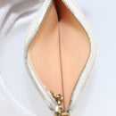 LOUIS VUITTON Multicolor Pochette Cles Coin Purse White M92655 LV Auth hk4078-11