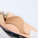 LOUIS VUITTON Multicolor Multicles 4 Key Case Black M93732 LV Auth hk4079-20
