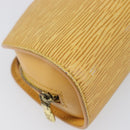 LOUIS VUITTON Epi Dauphine PM Pouch Yellow M48449 LV Auth hk4081-14