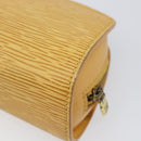 LOUIS VUITTON Epi Dauphine PM Pouch Yellow M48449 LV Auth hk4081-15