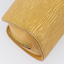 LOUIS VUITTON Epi Dauphine PM Pouch Yellow M48449 LV Auth hk4081-16