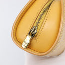 LOUIS VUITTON Epi Dauphine PM Pouch Yellow M48449 LV Auth hk4081-17