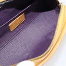 LOUIS VUITTON Epi Dauphine PM Pouch Yellow M48449 LV Auth hk4081-11