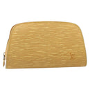 LOUIS VUITTON Epi Dauphine PM Pouch Yellow M48449 LV Auth hk4081-13