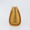 LOUIS VUITTON Epi Dauphine PM Pouch Yellow M48449 LV Auth hk4081-3