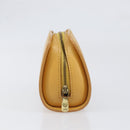 LOUIS VUITTON Epi Dauphine PM Pouch Yellow M48449 LV Auth hk4081-4
