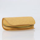 LOUIS VUITTON Epi Dauphine PM Pouch Yellow M48449 LV Auth hk4081-5