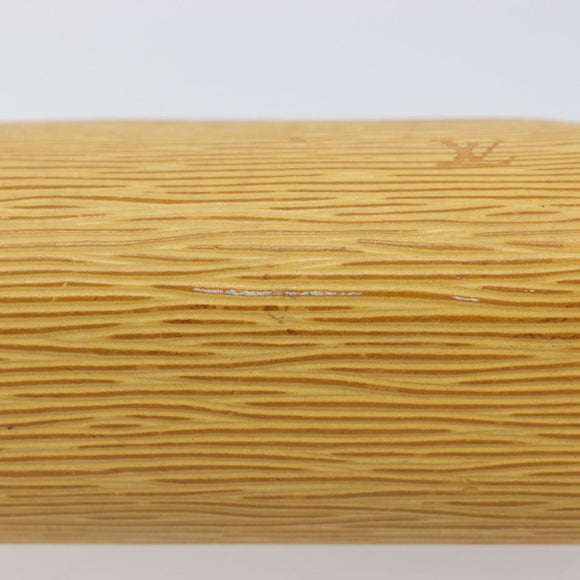 LOUIS VUITTON Epi Dauphine PM Pouch Yellow M48449 LV Auth hk4081