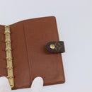 LOUIS VUITTON Monogram Agenda PM Day Planner Cover R20005 LV Auth hk4082-14