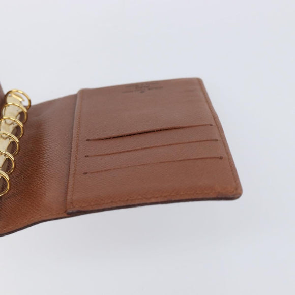 LOUIS VUITTON Monogram Agenda PM Day Planner Cover R20005 LV Auth hk4082