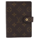 LOUIS VUITTON Monogram Agenda PM Day Planner Cover R20005 LV Auth hk4082-2