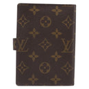 LOUIS VUITTON Monogram Agenda PM Day Planner Cover R20005 LV Auth hk4082-3