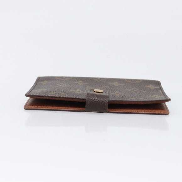 LOUIS VUITTON Monogram Agenda PM Day Planner Cover R20005 LV Auth hk4082