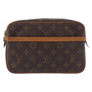 LOUIS VUITTON Monogram Compiegne 23 Clutch Bag M51847 LV Auth hk4084-13