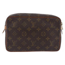 LOUIS VUITTON Monogram Compiegne 23 Clutch Bag M51847 LV Auth hk4084-2