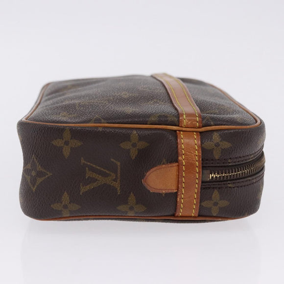 LOUIS VUITTON Monogram Compiegne 23 Clutch Bag M51847 LV Auth hk4084