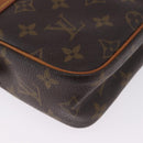 LOUIS VUITTON Monogram Compiegne 23 Clutch Bag M51847 LV Auth hk4084-7