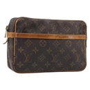 LOUIS VUITTON Monogram Compiegne 23 Clutch Bag M51847 LV Auth hk4085-1