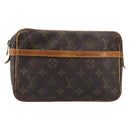 LOUIS VUITTON Monogram Compiegne 23 Clutch Bag M51847 LV Auth hk4085-13