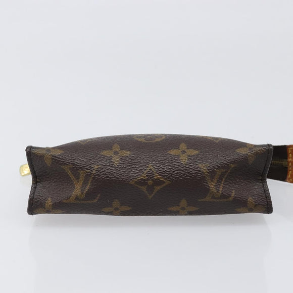 LOUIS VUITTON Monogram Poche Toilette 15 Pouch M47546 LV Auth hk4086