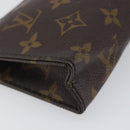 LOUIS VUITTON Monogram Poche Toilette 15 Pouch M47546 LV Auth hk4086-14