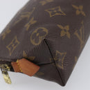 LOUIS VUITTON Monogram Pochette Cosmetic PM Pouch M43998 LV Auth hk4090-14