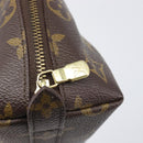 LOUIS VUITTON Monogram Trousse Demi Ronde Cosmetic Pouch M47520 LV Auth hk4091-8