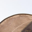 LOUIS VUITTON Monogram Trousse Demi Ronde Cosmetic Pouch M47520 LV Auth hk4091-9
